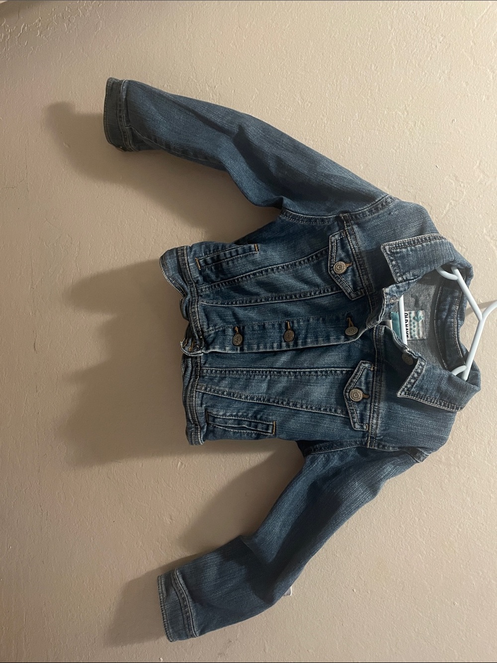 Old Navy Kids Denim Jacket - Blue Jean Jacket size Medium, good condition.